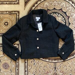 NWT Suzy Shier black sparkle blazer jacket - size Medium